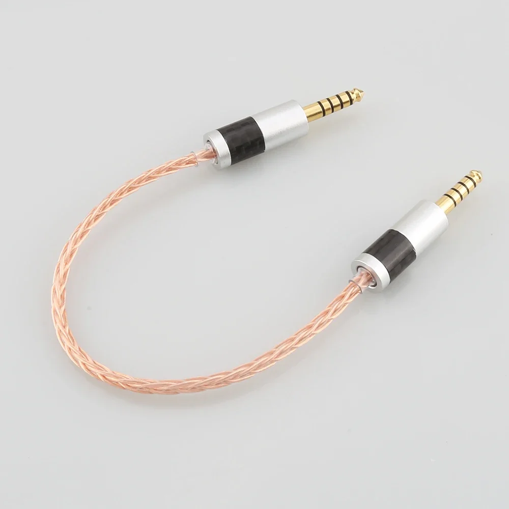 Audiocrast HIFI 8-жильный 7N OCC одиночный медный балансный аудиокабель с разъемом 4,4 мм на разъем 4,4 мм