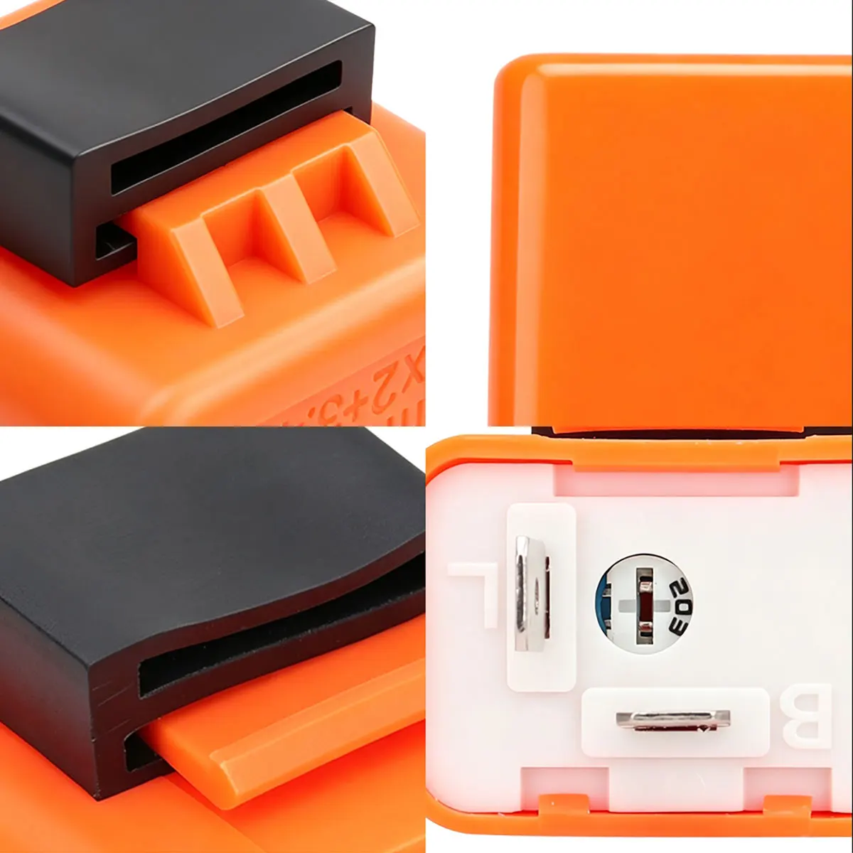 Adjustable Motorcycle LED Flasher Relay 2Pin Frequency of Turn Signal Blinker Indicator Flasher Relays For Motorbike Accessories