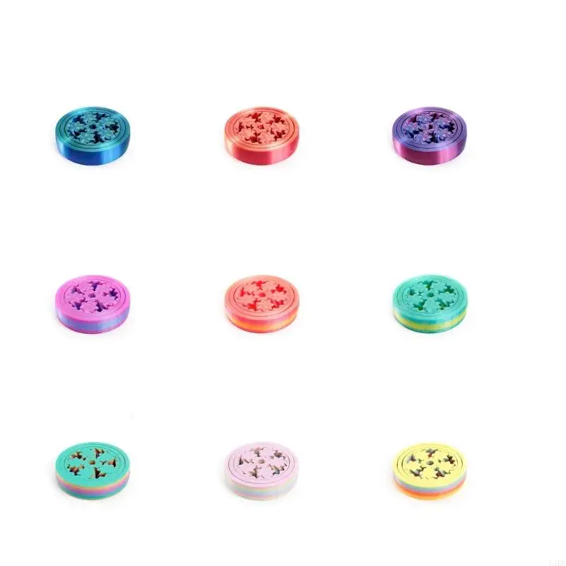 54DF أداة إطلاق التوتر بحجم الجيب تتميز بتصميم السحابة الفنية لتصميم الثلج #2