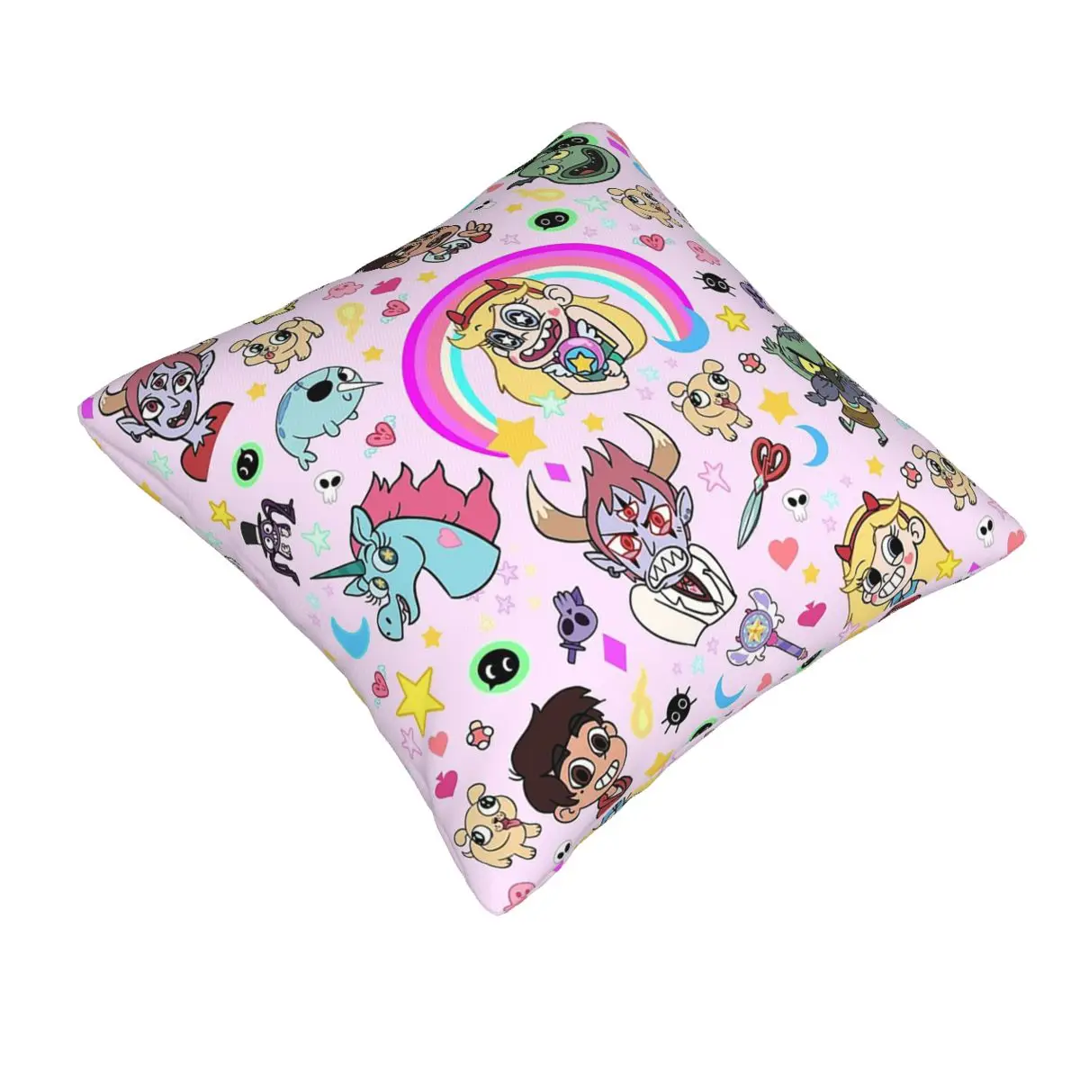 Star VS The Forces Of Evil Square Pillowcase Pillow Cover Cushion Zip Decorative Comfort Throw Pillow for Home Bedroom