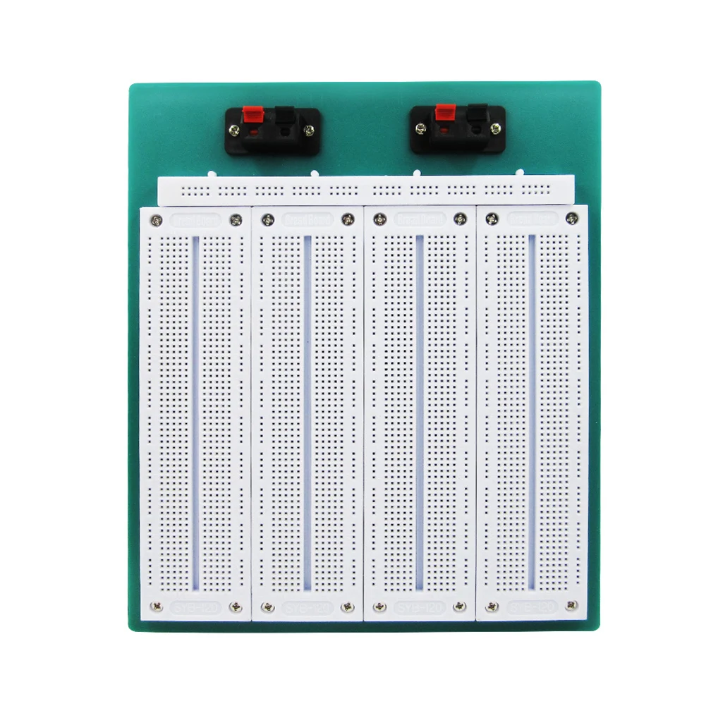 SYB-500 4 In 1 700 Solderless Points Breadboard Tiepoint PCB Solderless Bread Board Power Supply Module Replacement Spare Parts