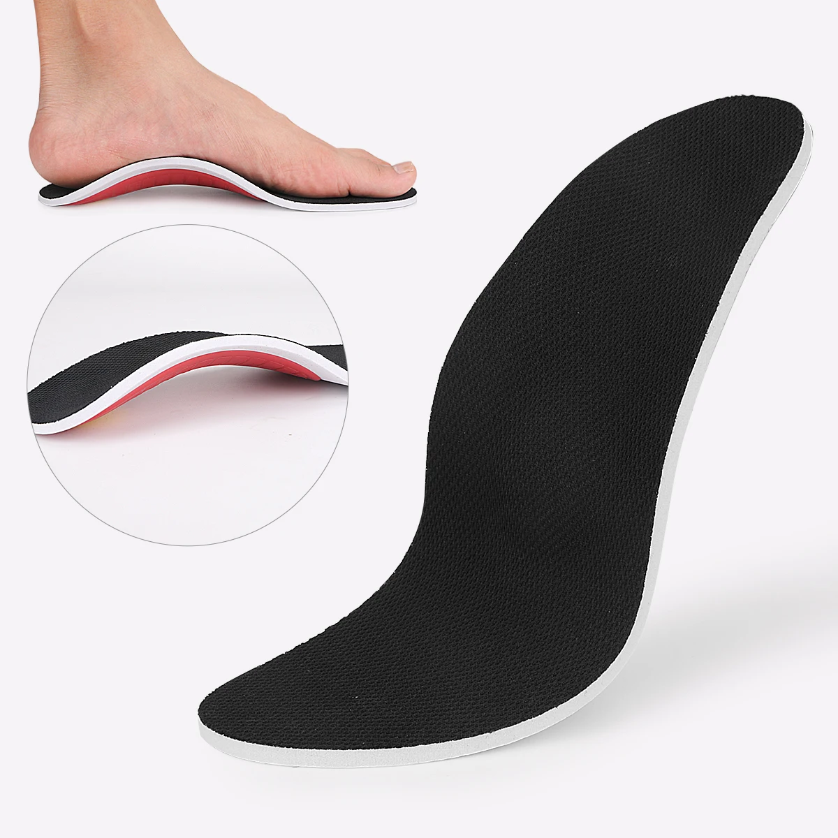 Orthopädische EVA-Einlegesohlen – stoßdämpfende Einlegesohlen für Männer und Frauen für Plantarfasziitis – Schuheinlagen orthopädisch mit Fußgewölbeunterstützung – Detail 6