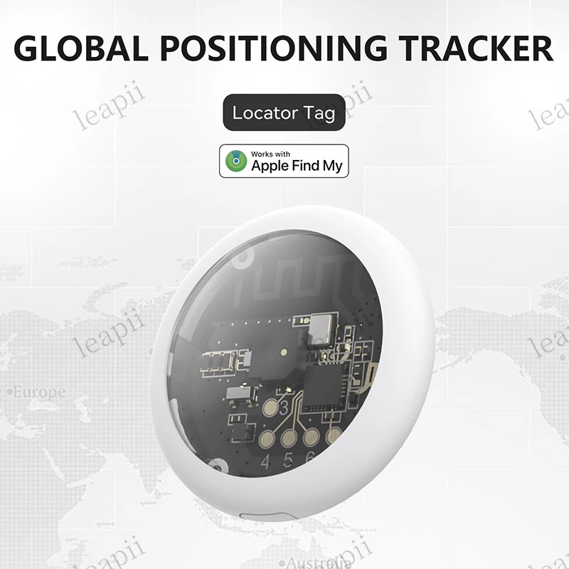 2026 New Smart Tag IP67 Tracker Anti-lost Air Tag Work for Apple Find My APP IOS Keys Suitcase Bag Locator