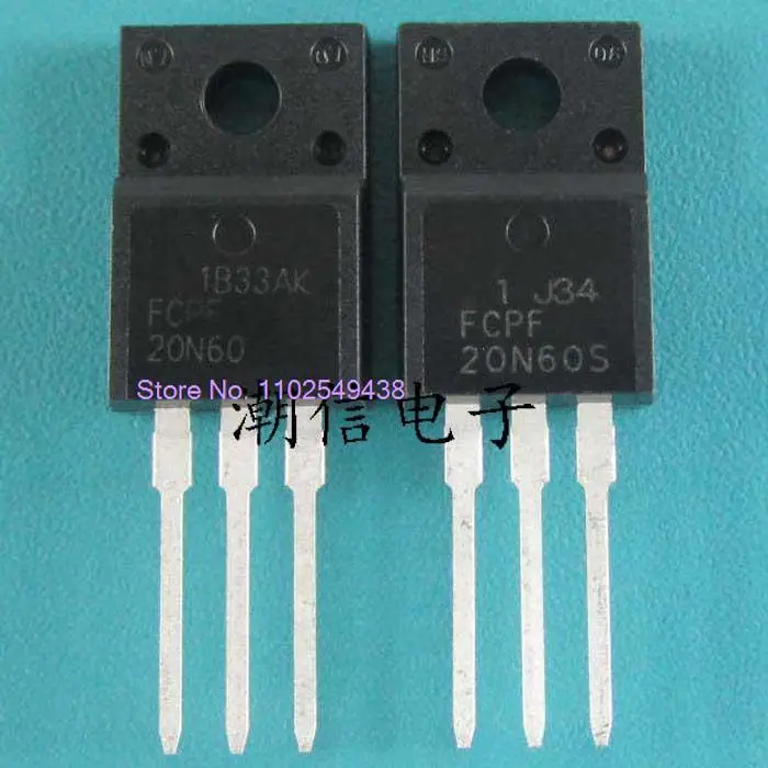 

10PCS/LOT FCPF20N60 FCPF20N60S 20A600V