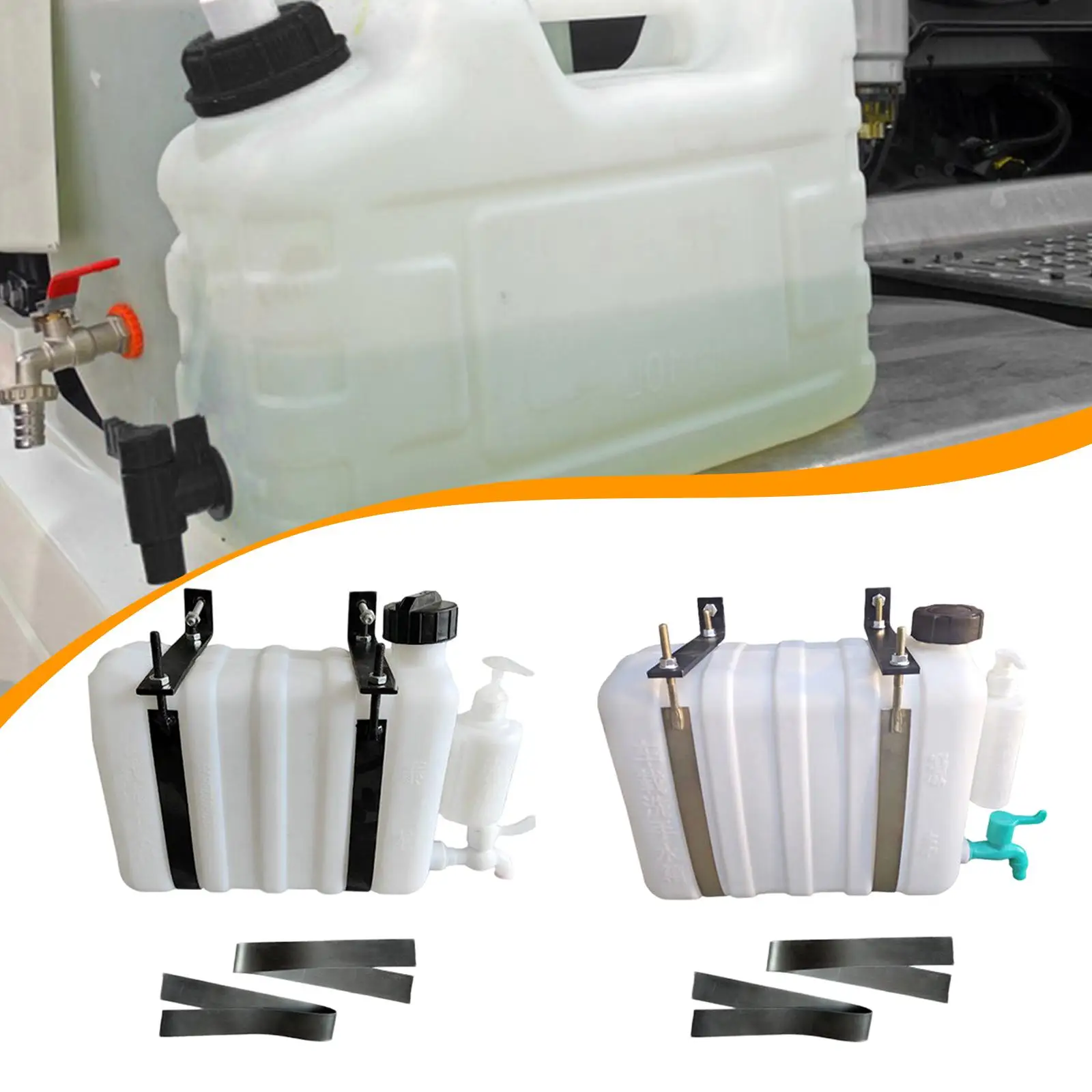 Practical Truck Hand Wash Water Tank Sturdy Portable Water Carrier Large Capacity for Outdoor Adventure