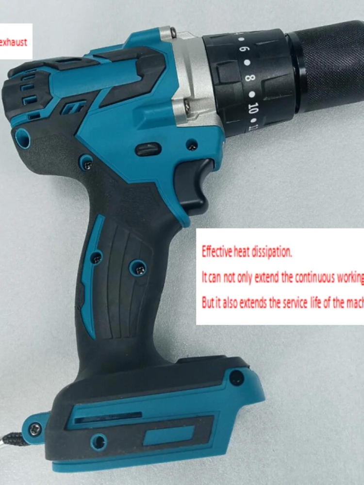 Brushless Electric Screwdriver 115N/M Cordless Impact Drill Power Tools For Ice Fishing For Makita 18V