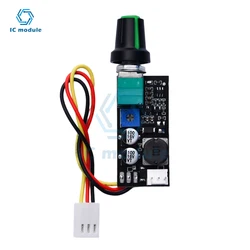 MÃģdulo controlador de velocidad de ventilador PWM, controlador de velocidad de ventilador de PC de 2-3 cables, DC 5-12V
