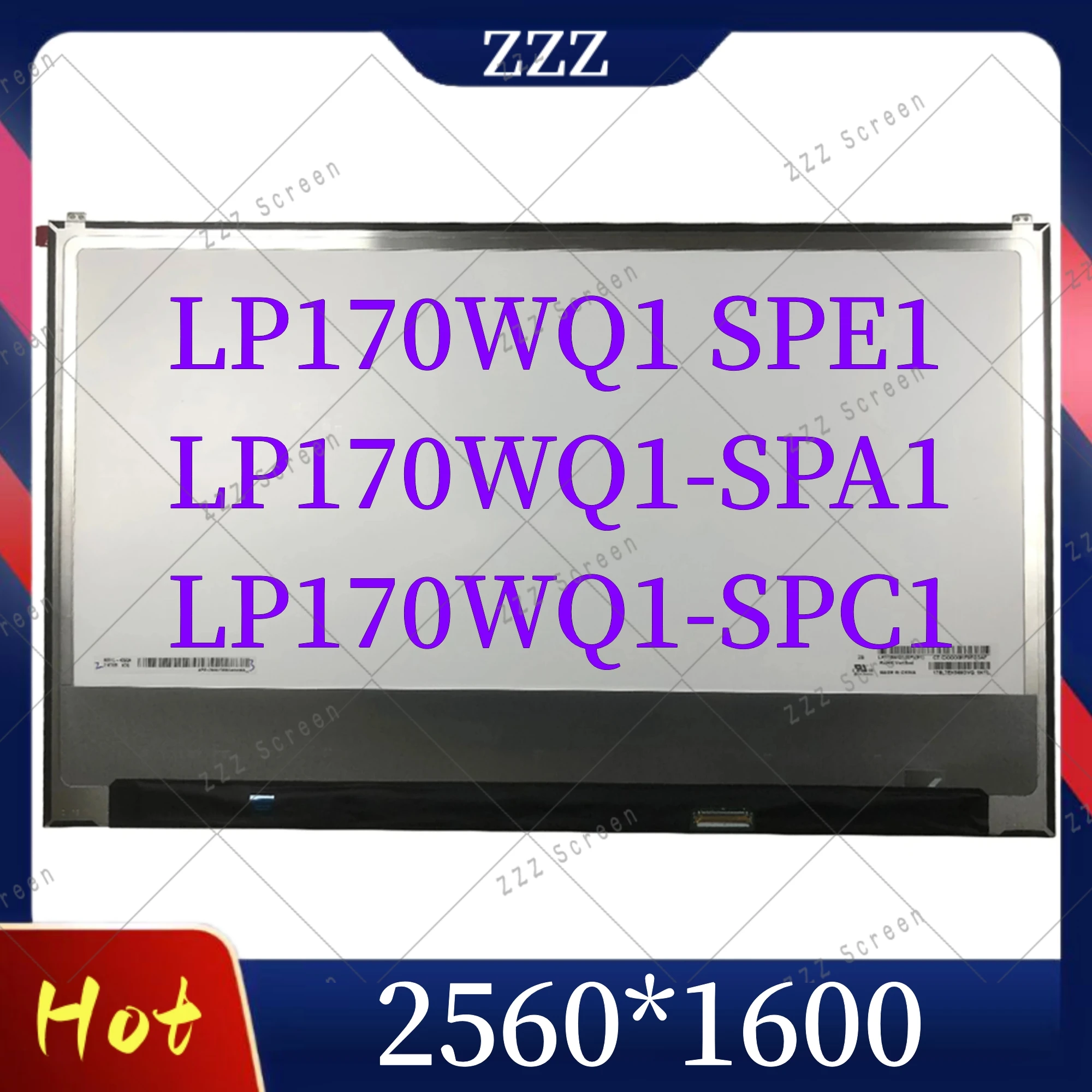 

LP170WQ1 SPE1 LP170WQ1-SPA1 LP170WQ1 SPC1 для LG Gram 17Z990, матрица 17,0 дюйма, Замена ЖК-экрана 2560*1600