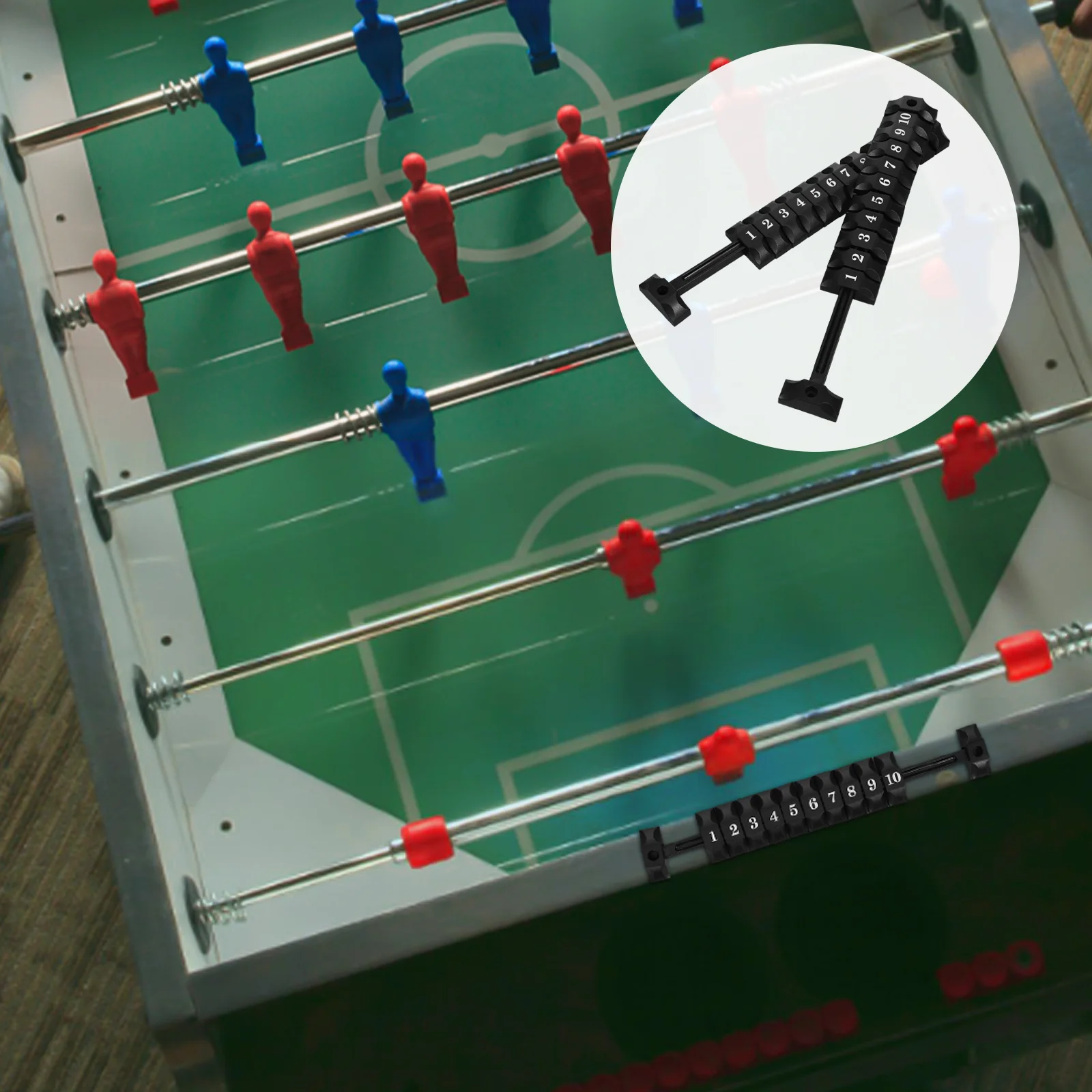 

Small Scorekeeper Table Foosball Counters Scoring Markers Soccer Portable Scorer Keepers for Football