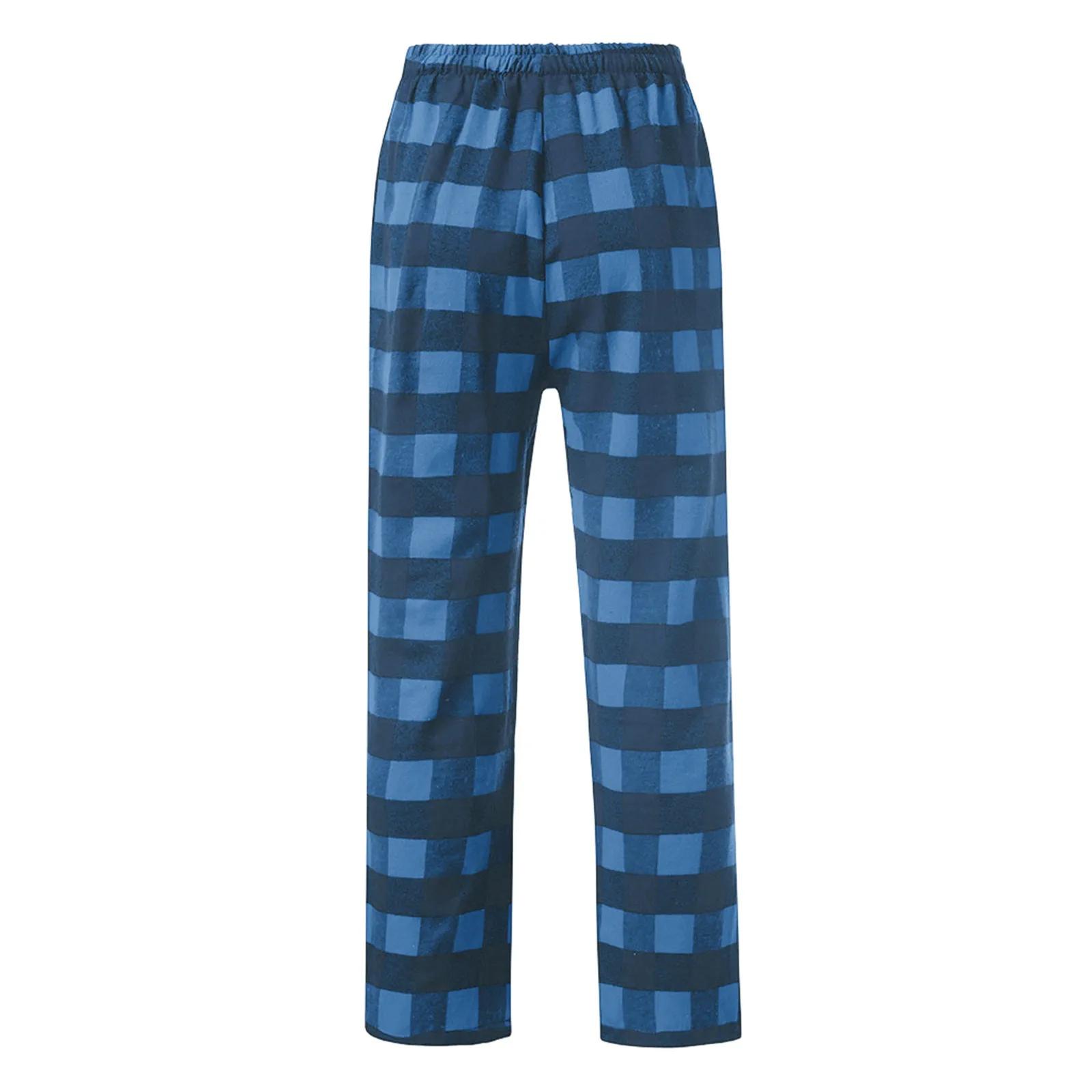 2024 New Plaid Pants Men Fashion Casual Loose Sport Plaid Pajama Drawstring Trousers Wide Leg Pants Autumn Spring Streetwear