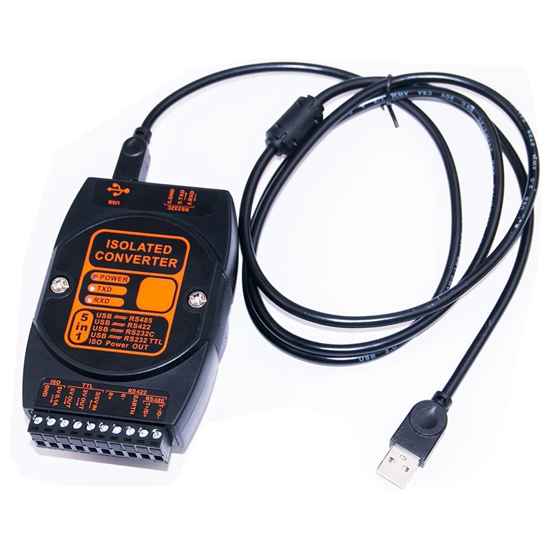 DCM2610A USB to RS485/422/232/TTL/5V converter Serial converter 232 485 422 TTL BUS  TO USB Isolation type