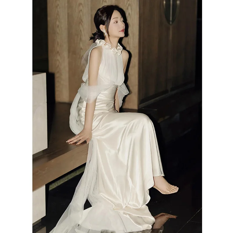 abito-da-sposa-in-stile-francese2025nuovo-abito-da-sposa-vintage-in-raso-semplice-con-strascico-piccolo-velo-da-esterno-super-fata-per-l'estate