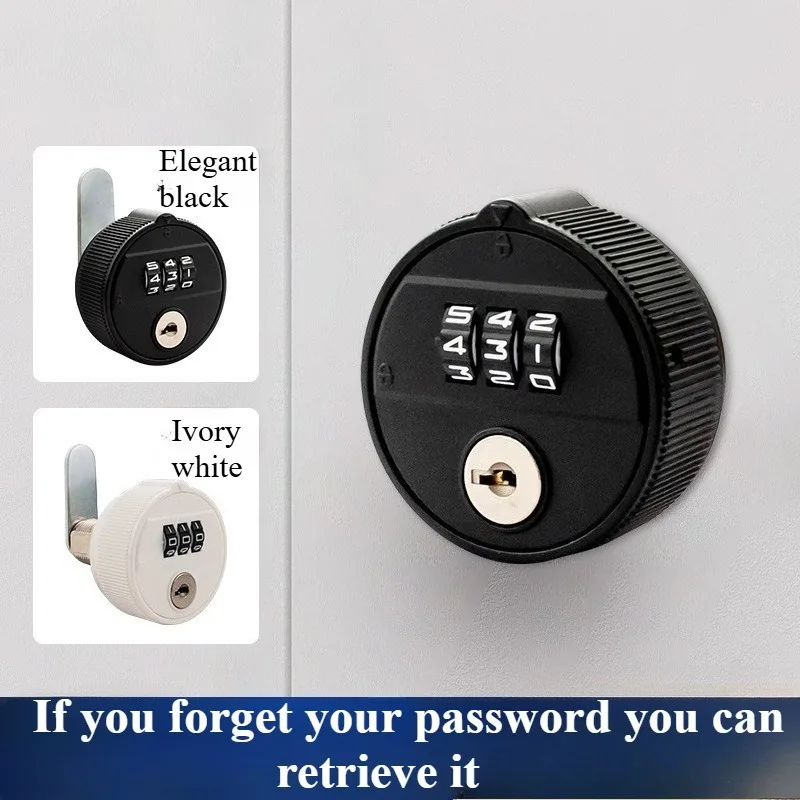 Double-opening cabinet door, combination lock, cabinet lock, universal file storage cabinet, shoe cabinet lock, extended drawer
