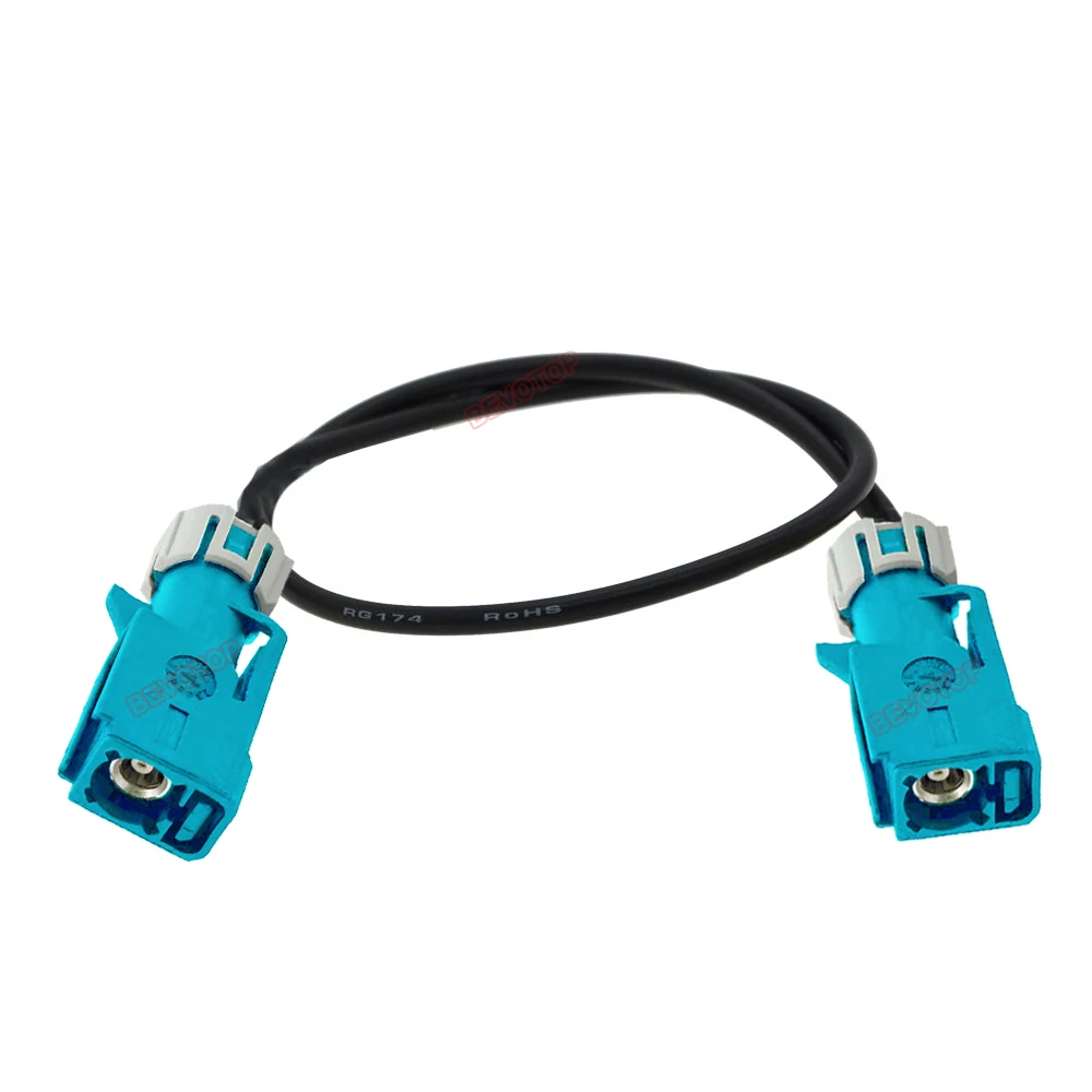 1PCS Waterproof Fakra A/B/C/D/F/G/H/I/K/Z Female to Female Jack Connector Car Video Fakra Jumper RG174 Cable Auto Cable