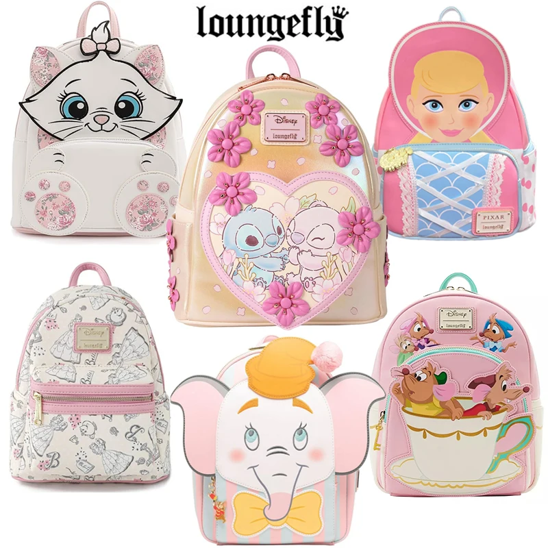 

Мини-рюкзак Loungefly Disney с милой строчкой и розовым цветком