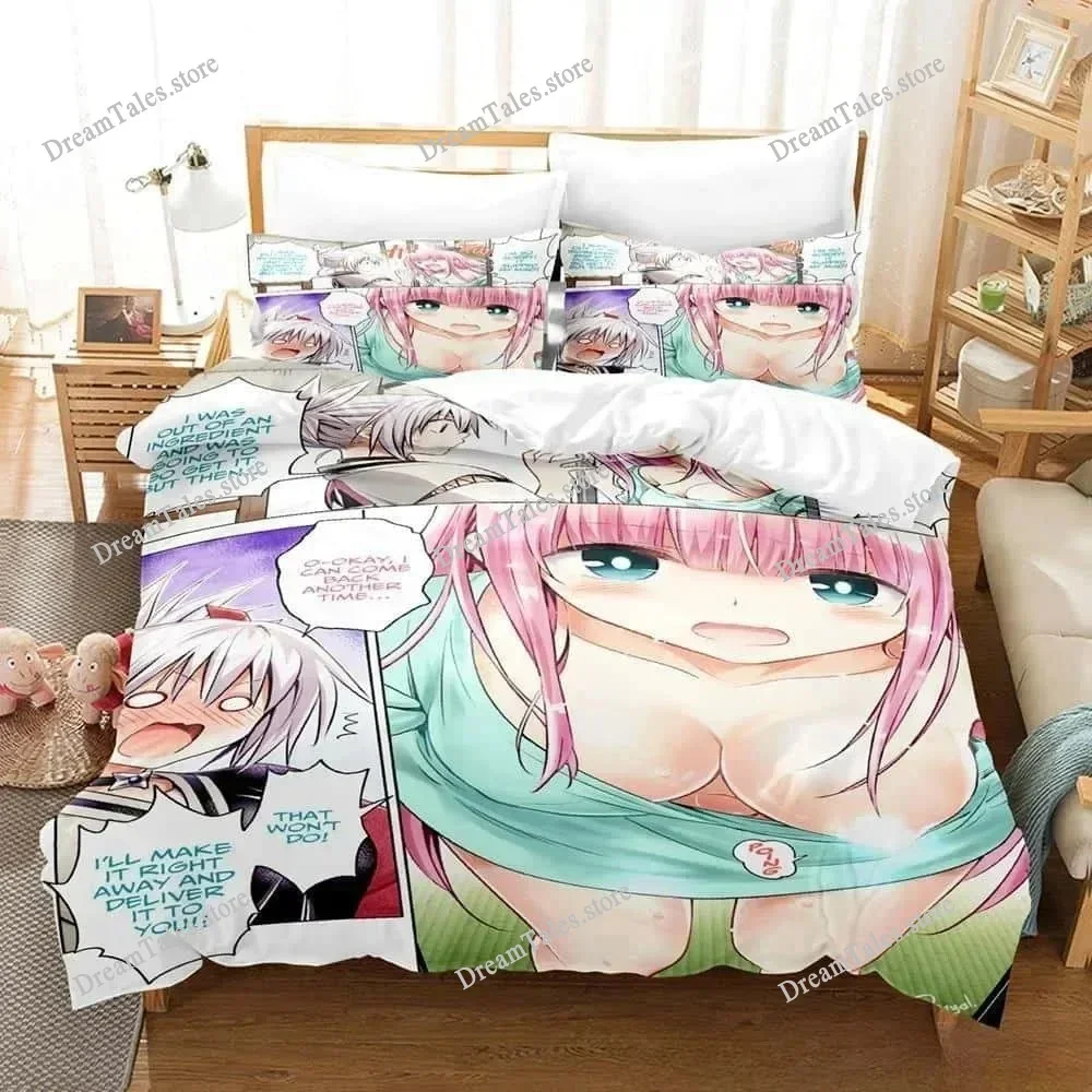 Home Textile Cartoons Ayakashi Triangle Cover Duvet Cover Pillow Case Boy Girl Polyester Bedding Set King Queen Twin Size