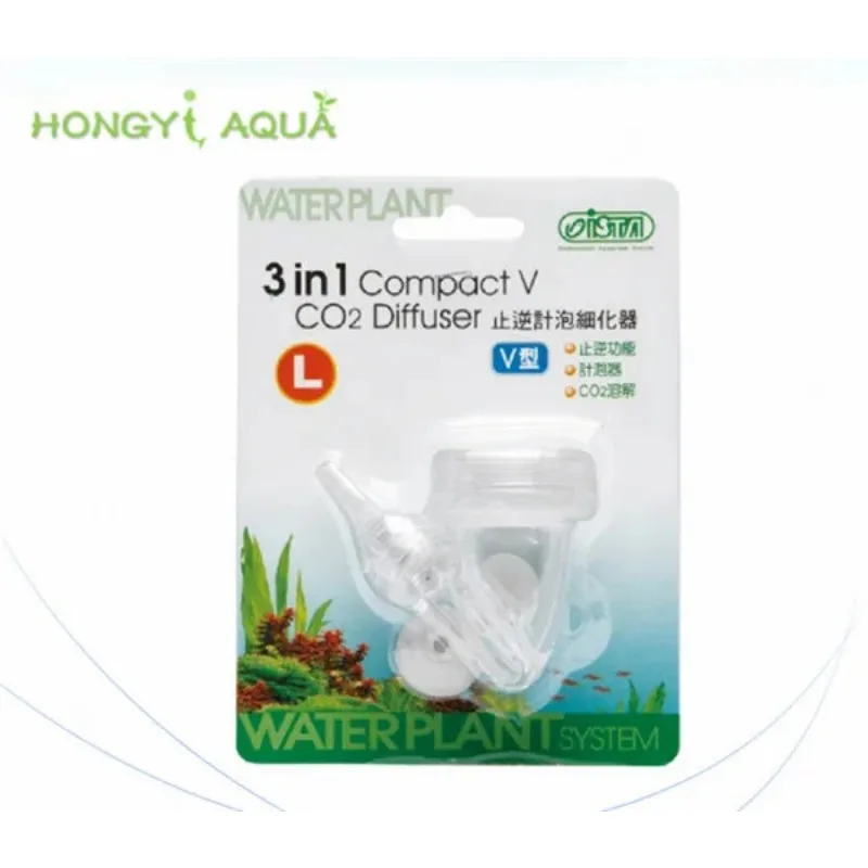 3 in 1 compact v CO2 diffuser CO2 diffuser atomizer bubble counter check valve inverse counteractorizer ISTA 3 in 1 V