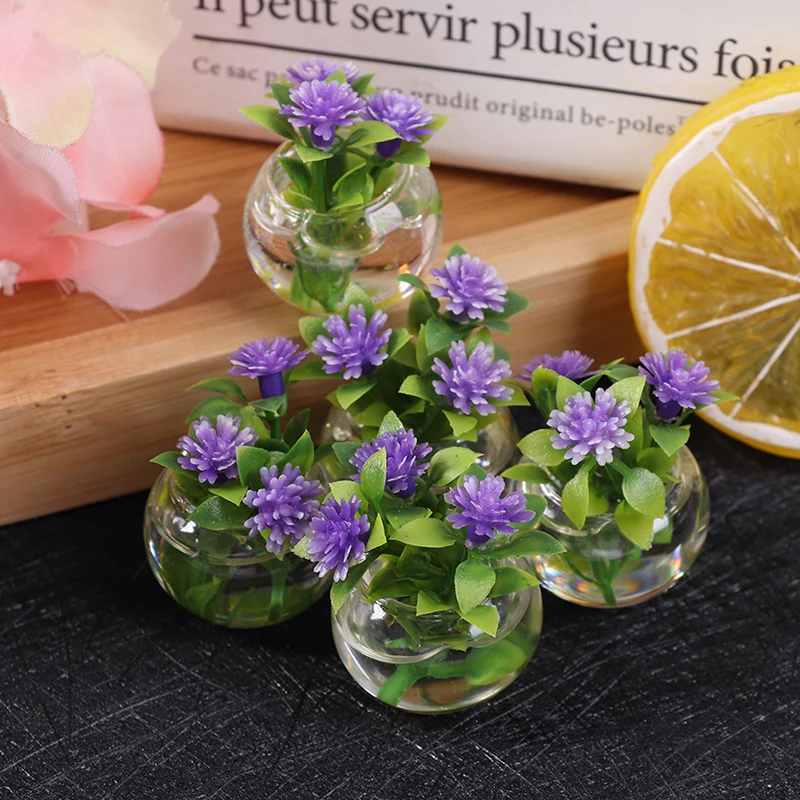 نباتات بوعاء مصغرة لديكور المنزل ، والمحاكاة ، والأخضر ، ومنزل الدمية ، من من #4