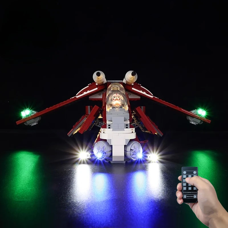 

Набор светодиодного освещения подходит для пистолета LEGO Star Coruscant Guard 75354 (не включая строительные блоки)