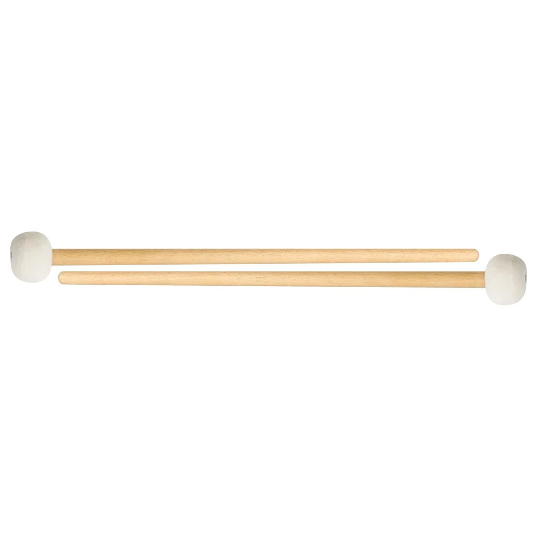 1 Paar Drumsticks Filz Drum Mallets Massivholzgriff Drum Sticks Pauken Snare Drum Teile Percussion Instrument Zubehör – Detail 4