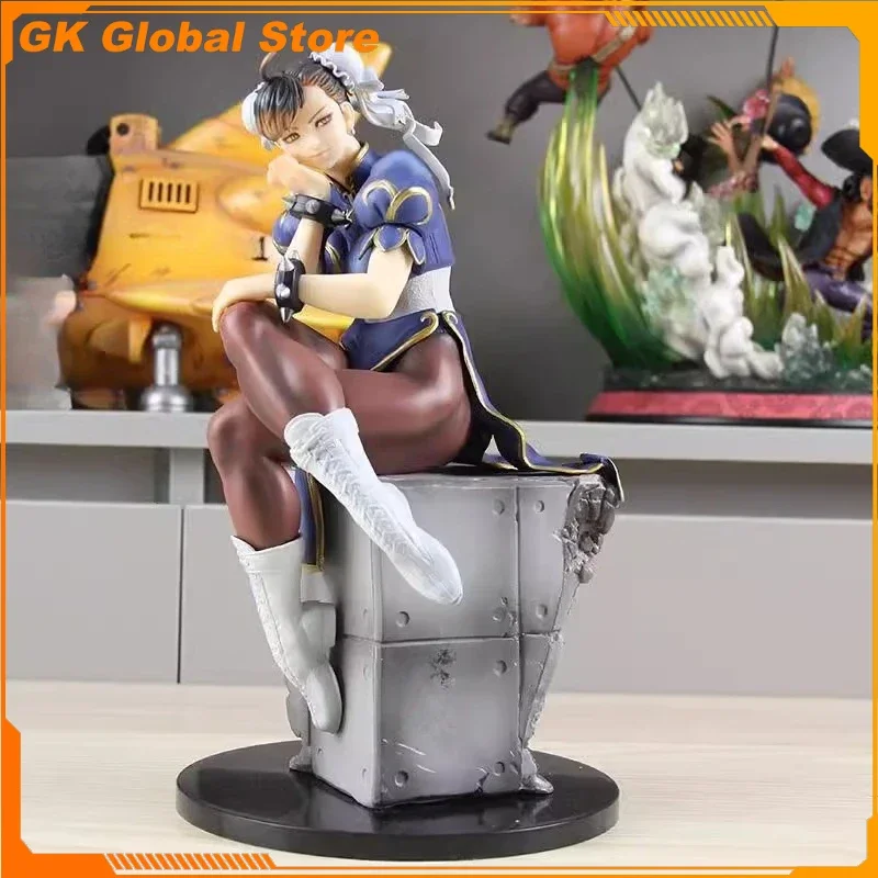 

26 см новый Street Fighter Chun-Li игровая фигурка периферийные устройства ПВХ модель статуя украшения для рабочего стола детские подарки на день рождения игрушки