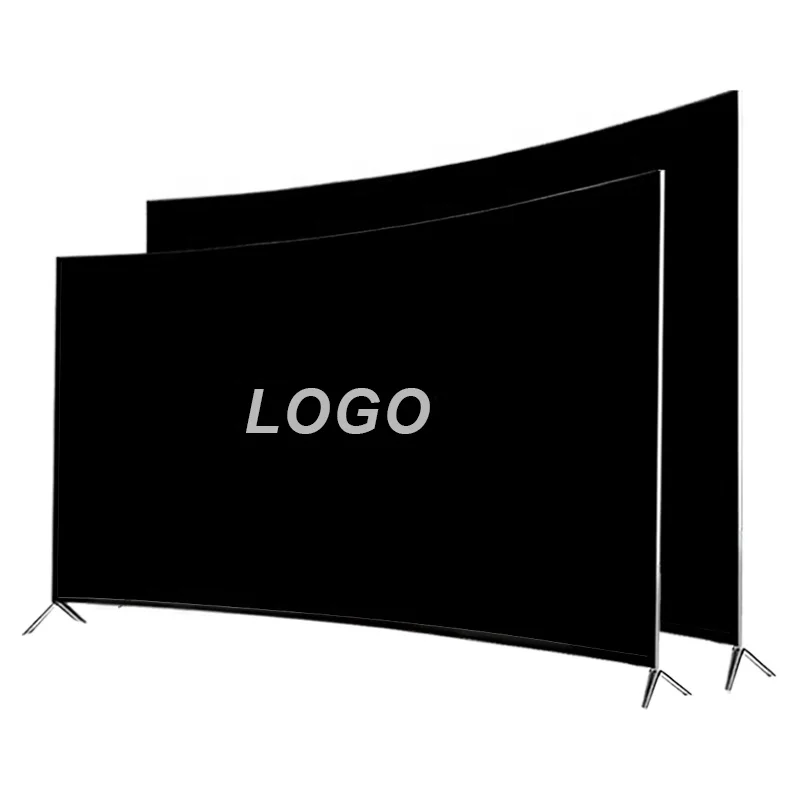 تلفزيون STLF مخصص متقدم رائج البيع بدون إطار 4K UHD LED شاشة منحنية 55 بوصة تلفزيون ذكي