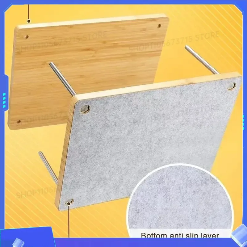 Wooden Book Holder Hand Press Binding Tool for Ancient Book Restoration and Curling Paper Pressing Goods in Stock