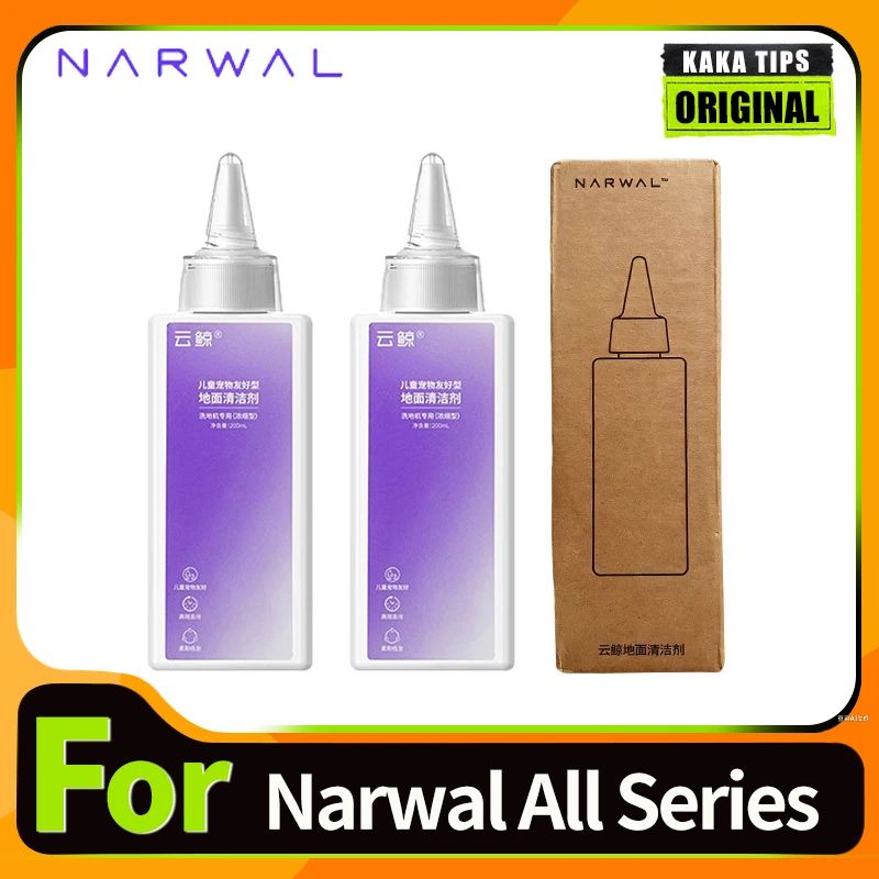

Original Narwal Floor Cleaning Solution for S10/S20 Pro Cleaning Liquid 200ML for S2/S2 Island/F1/S1Max Ultra/S1 HA8