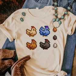 Stardew Valley top women manga Y2K tshirt girl anime harajuku clothing