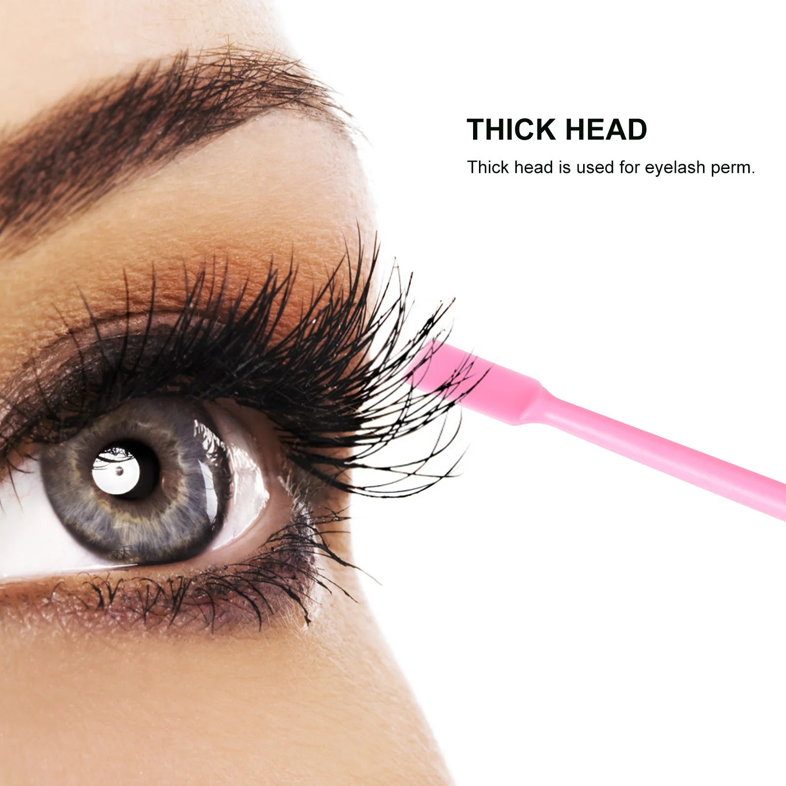 

100Pcs Eyelash Lift Tool Kit Smooth Grip Comfortable Eyelash Extension Needle Lashes Grafting Stick Eyelashes Grafting Stick