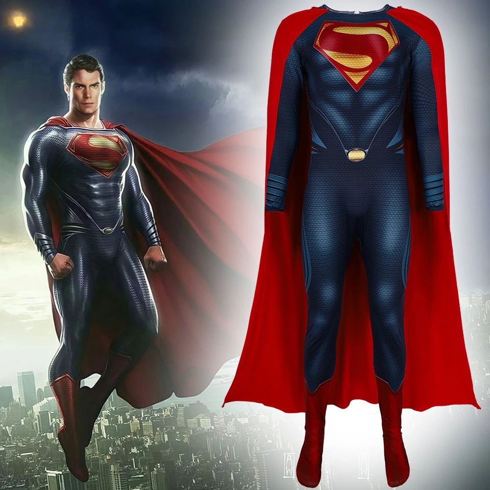 

Superman Cosplay Costumes, Christmas Halloween Carnival Party Costumes, Stage Hero Costumes for Men and Women
