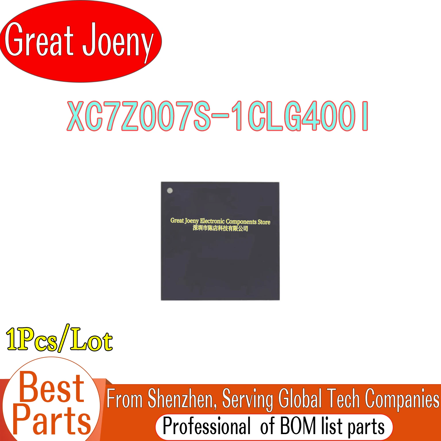 

100% New Original XC7Z007S XC7Z007S-1CLG400I XC7Z007S-CLG400 XC7Z007 IC Chipset BGA-400