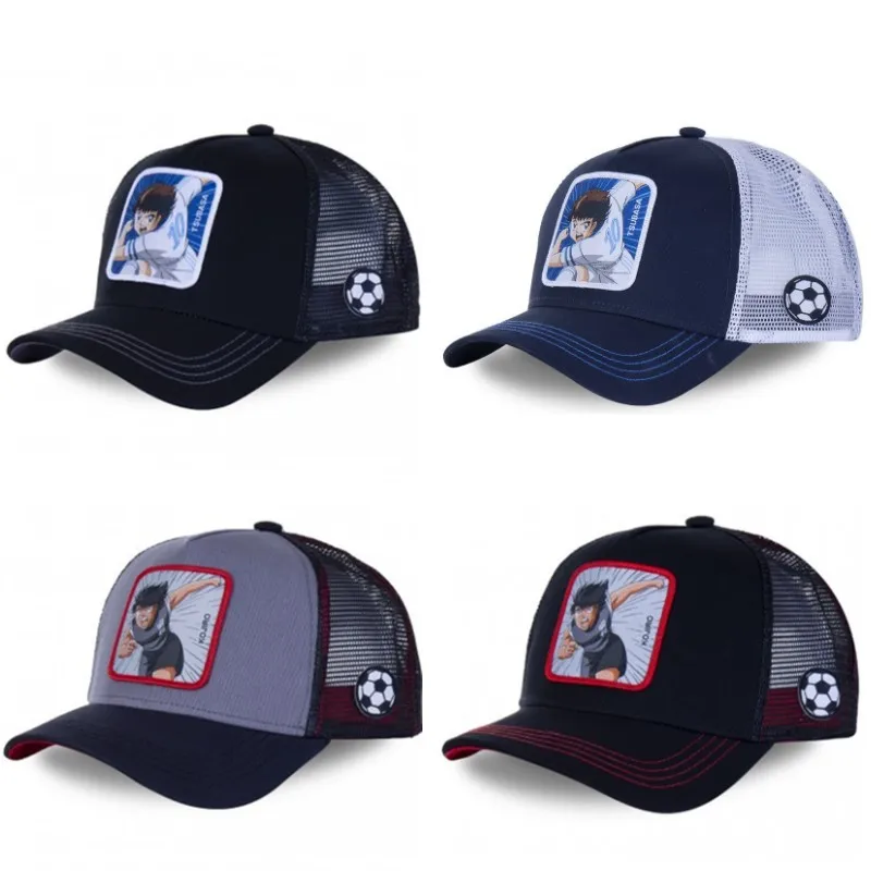 High Quality Tsubasa All Styles Anime Cartoon Snapback Cotton Baseball Cap Men Women Hip Hop Dad Mesh Trucker Hat Dropshipping