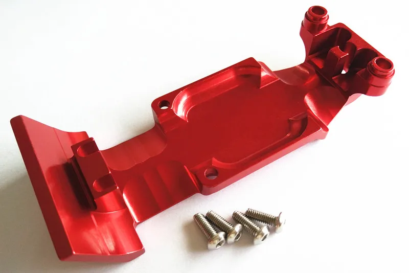 Plaque de protection avant et arrière en aluminium pour Traxxas 1/10 E-Revo Summit Slayer Pro 4x4 5337