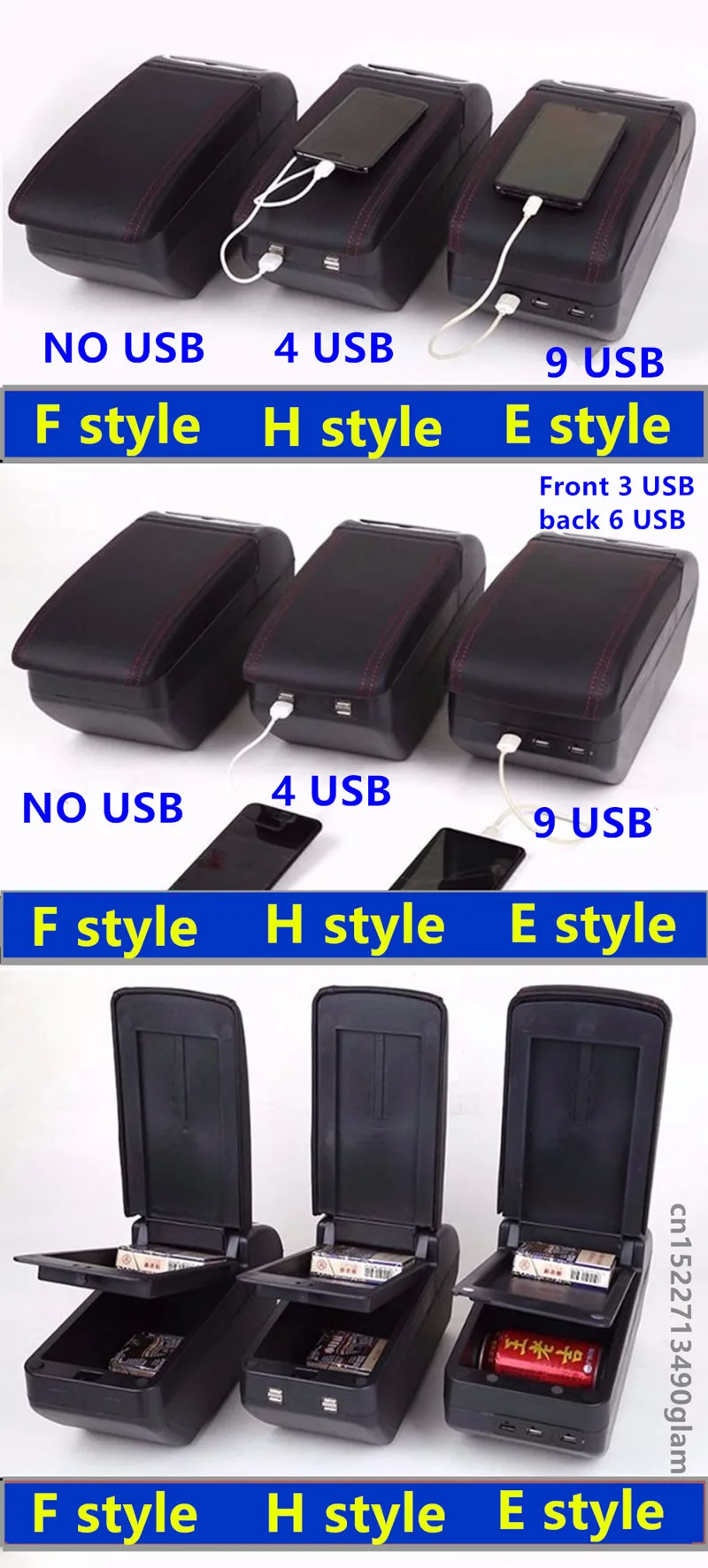 Für Hyundai Accent Armlehnenbox für Hyundai Accent Verna Auto-Armlehnenbox Mittelkonsole Aufbewahrungsbox Spezielles Nachrüst-Zubehör – Detail 11