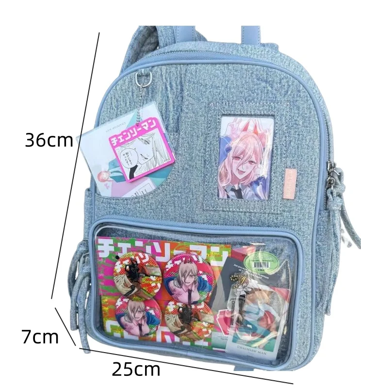 2024 Student Bag New Backpack Oxford Backpack Girl School Bag Anime Cute Backpack High Capacity Leisure Trend Versatile Backpack