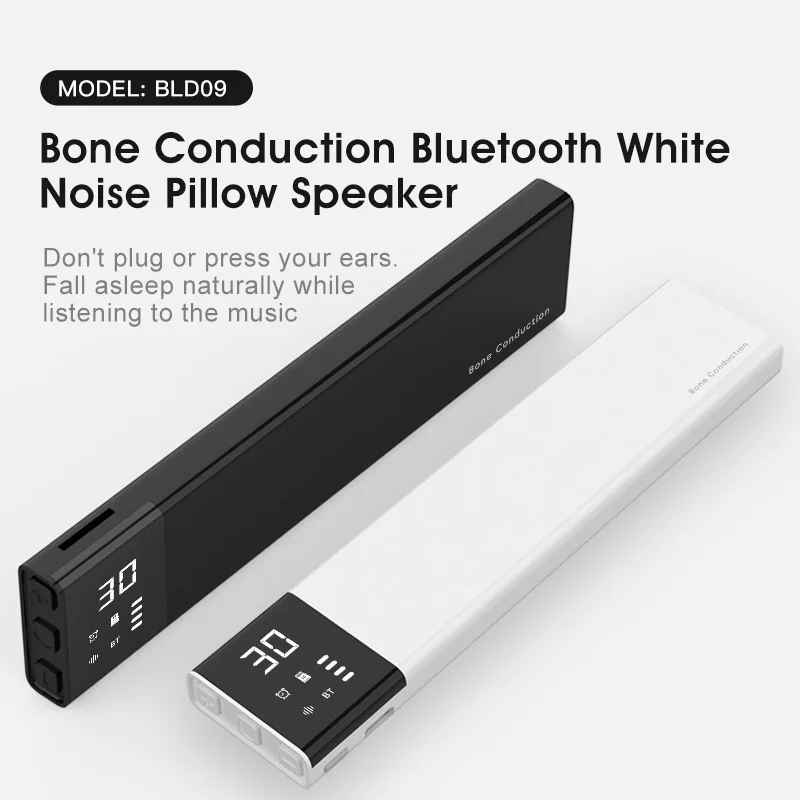 

Berlin Sound Bone Conduction Bluetooth Sleep Speaker Pillow White Noise Smart Speaker Under Pillow Sleep Speaker