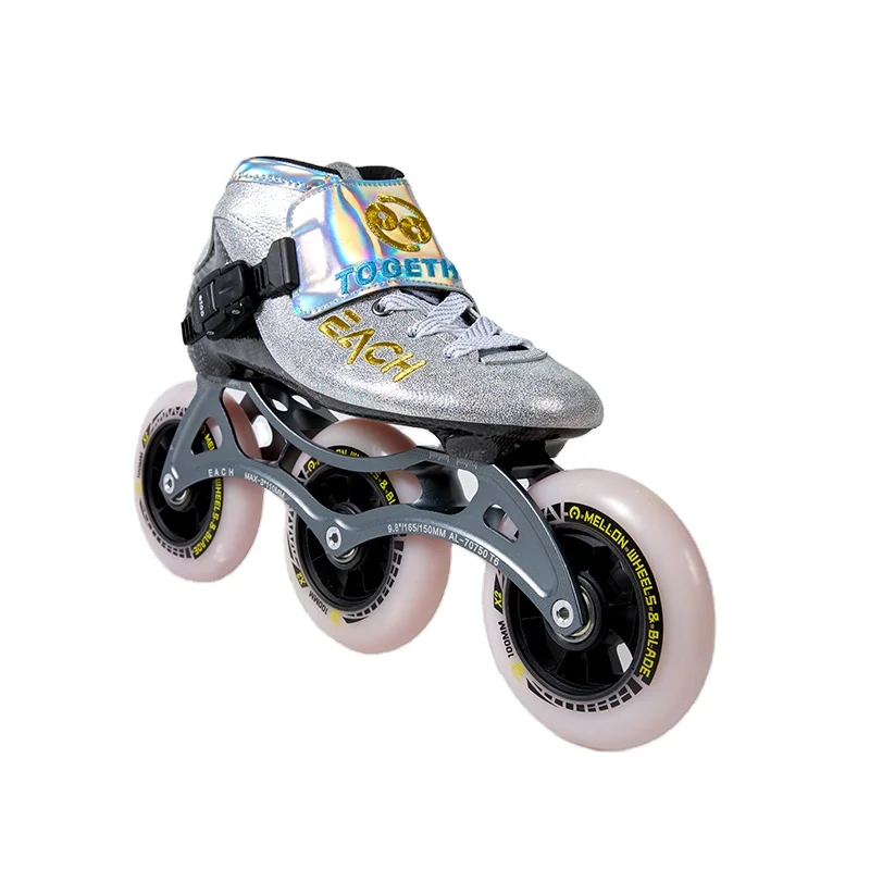 

EACHkids Inline Speed Skates Professional Speed Skates Shoes Speed Inline Skate 110mm skatingfor sale