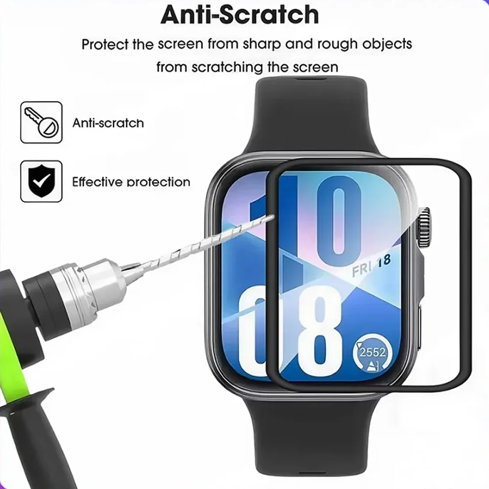 1-2 قطعة واقي شاشة من البولي يوريثان لساعة هواوي فيت 4 برو قناع الفرقة ملحقات فيلم مقسى ناعم لساعة هواوي فيت 4 برو/فيت 4