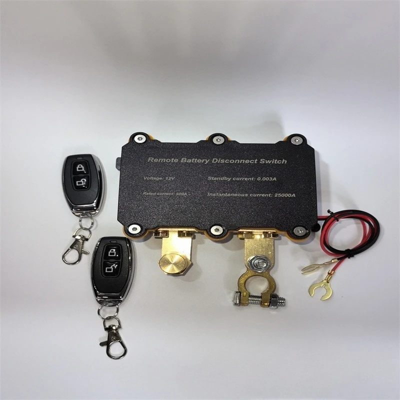 

Universal 12V 24V Remote Control Disconnect Anti-Leakage Power-Off Switch Car Battery Power-off Switch Interior Accessories