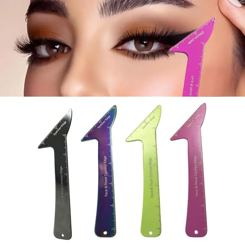 Multi Functional Eyeliner Stencil Easy Wing Tip Guide Reusable Makeup Tool for Quick Eye Makeup Application