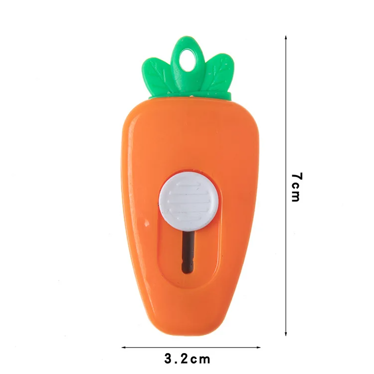 1/4Pcs Kawaii Mini Radish Pocket Carrot Utility Knife Box Portable Paper Cutter Craft Wrapping Stationery INS Inspired Design