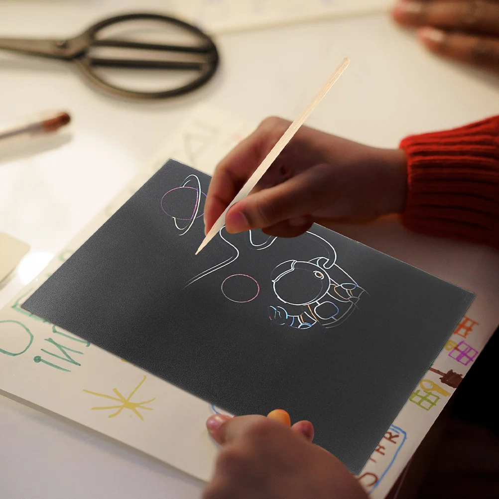 6Pcs Magnetic Dry Erase Chalkboard Reusable Small Whiteboards for Fridge Notice Message Board Household Refrigerator