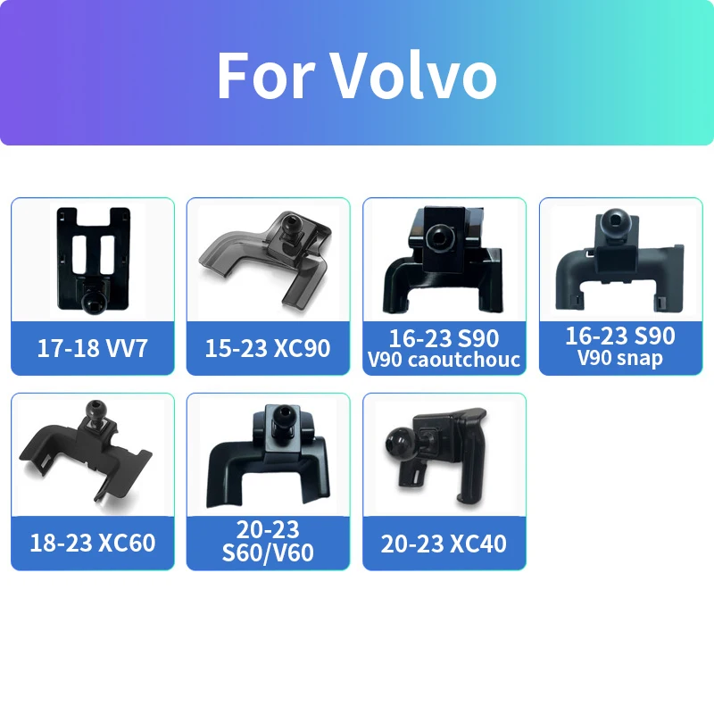 Car Phone Stand for Volvo XC40 XC60 S90 V90 S60 V60 XC90 2018 2019 2020 2022 Car Phone Holder Mount Dedicated Car Bracket Mount