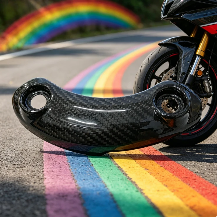 

Carbon Fiber Motorcycle Engine Clutch Crash Slider Guard For Kawasaki Vulcan S 650 2015-2025