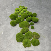 A package of simulated moss stone artificial moss stone balls simulated green plants home gardens flower pots decorative creativ