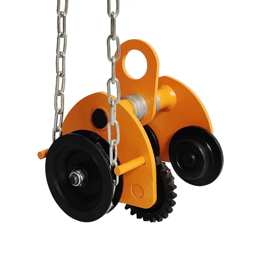

Hand in hand push steel pulley lifting pulley hand pull electric hoist monorail driving