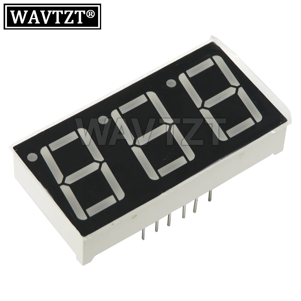 Tubo digital com 12 agulhas LED vermelho Display, cátodo comum como tempo vermelho, 1 bit segmento, 1 bit, 2PCs, 3 bit, 4 bit, 0,56 pol, 2PCs