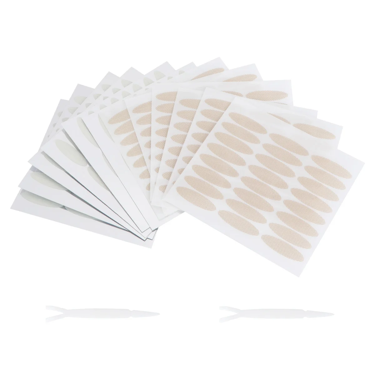 이중 눈꺼풀 테이프 섬유 프리미엄 스킨 컬러 보이지 않는 눈꺼풀 스티커 접착제 자연스러운 룩 메이크업 도구 여성용 뷰티 케어