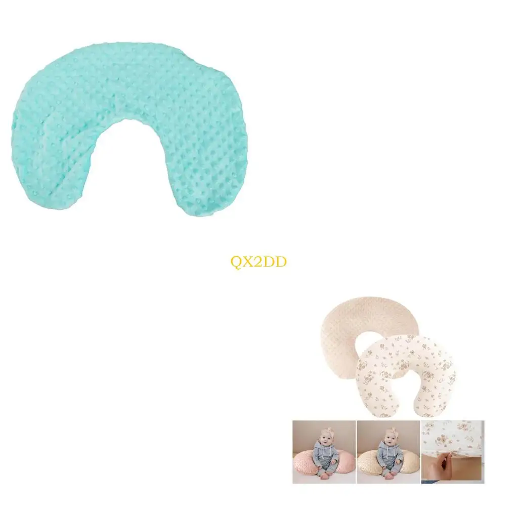 Upgrades Baby Nursing Pillow Covers Comfortable Case Set Of 2 for Easy Cleaning